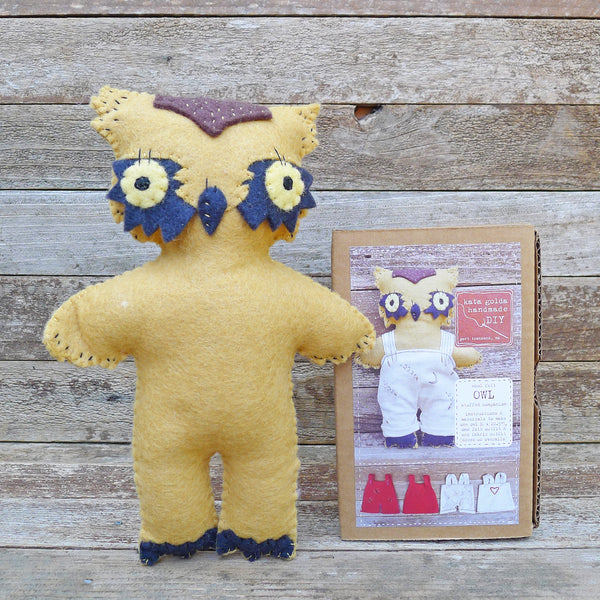 diy stuffed owl