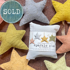 DIY sparkle star ornament kit