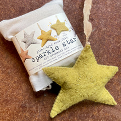 sparkle star ornament