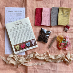 DIY hearts kit: roots, bloom, flame & wings