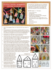 sewing tutorial: little house ornament