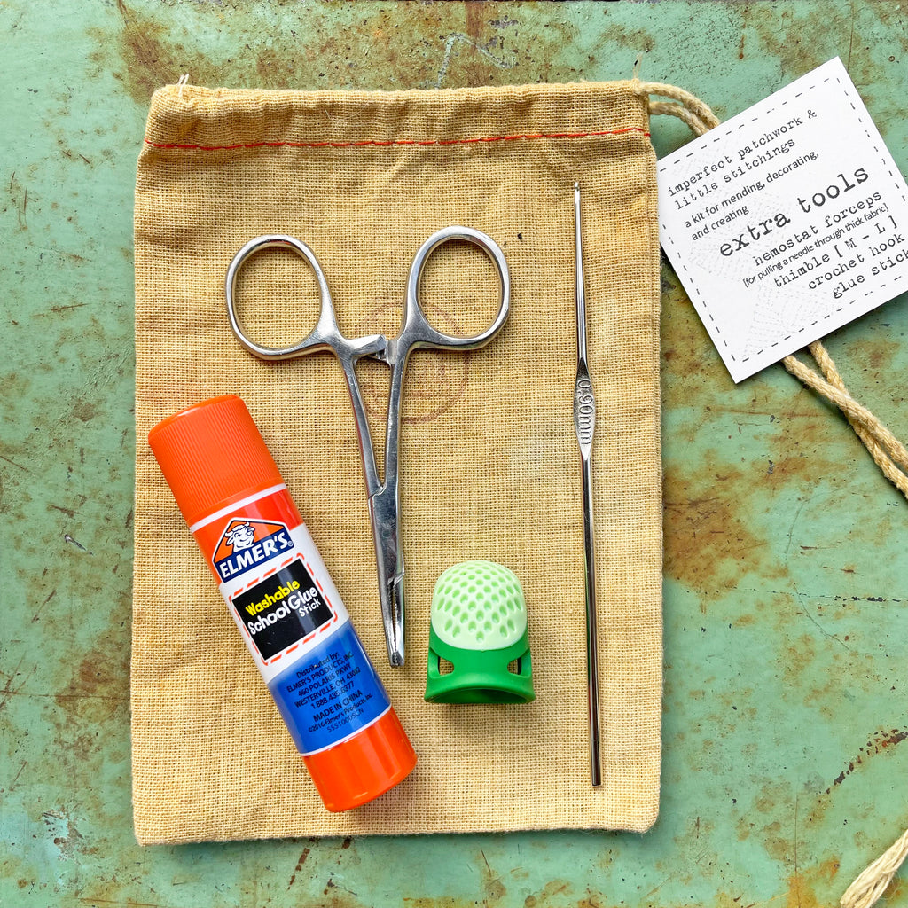 extra tools (for imperfect patchwork & little stitchings kit)