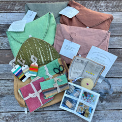 imperfect patchwork & little stitchings kit