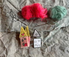 sewing tutorial: little house ornament