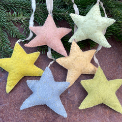 sparkle star ornament